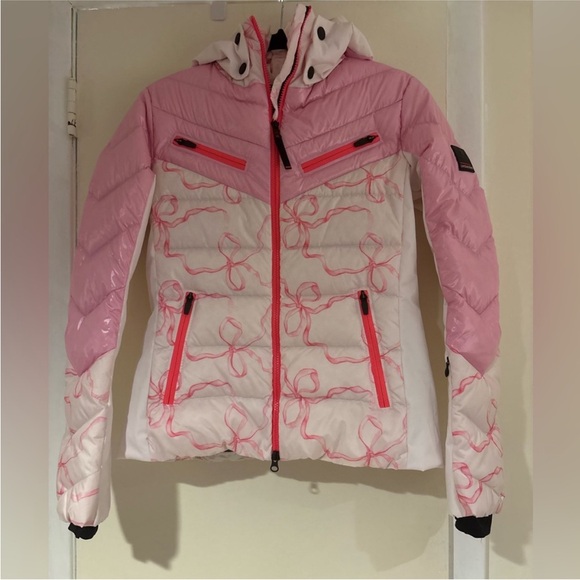 LoveShackFancy X Bogner Fire + Ice Pink Bow Ski Outfit - Picture 12 of 15